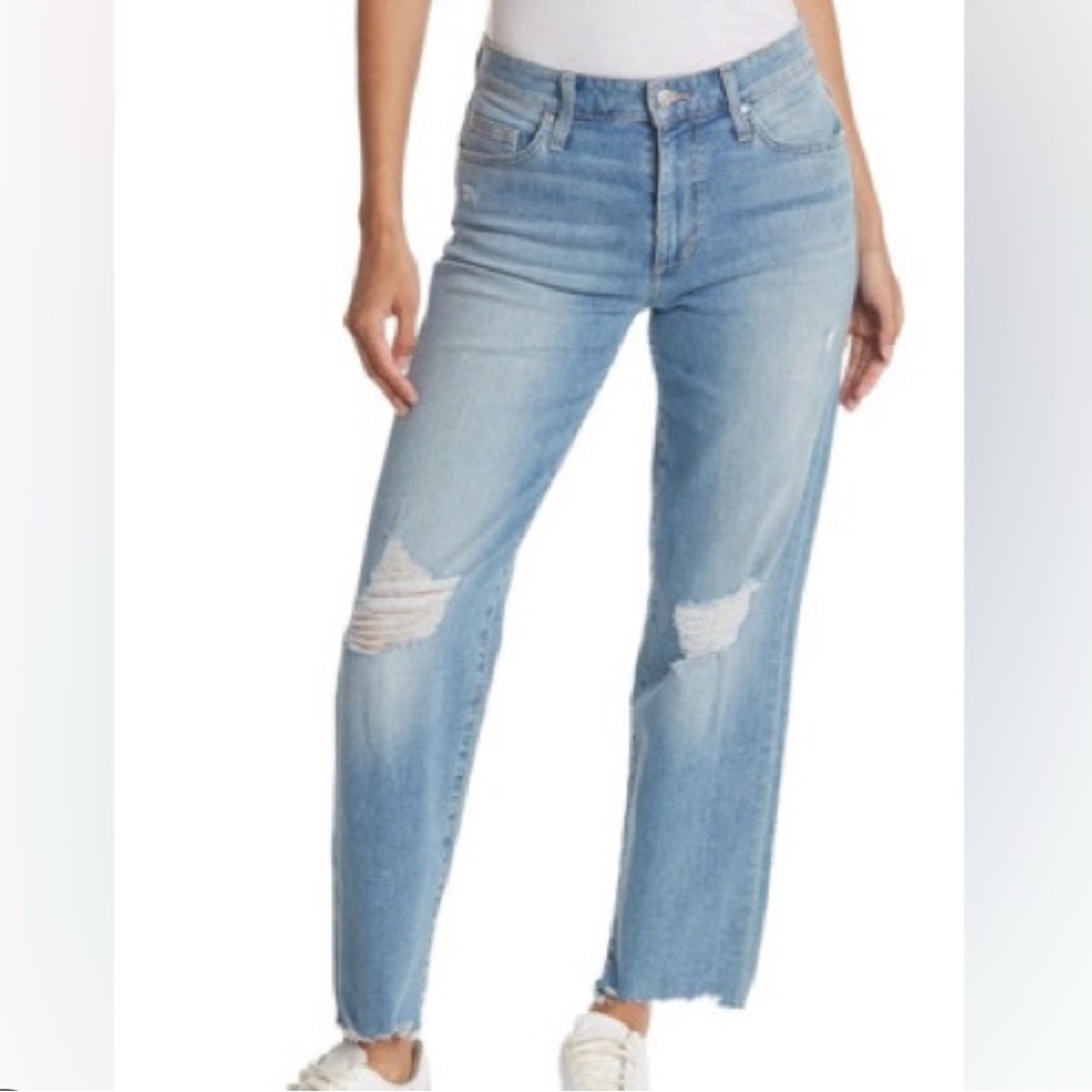 BNWT Joe's Jeans Blue Straight Leg Denim Boyfriend Jean